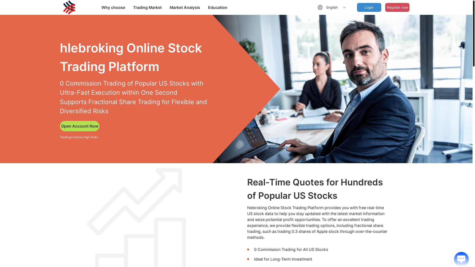 website screenshot of https://hlebrokingxo.com/