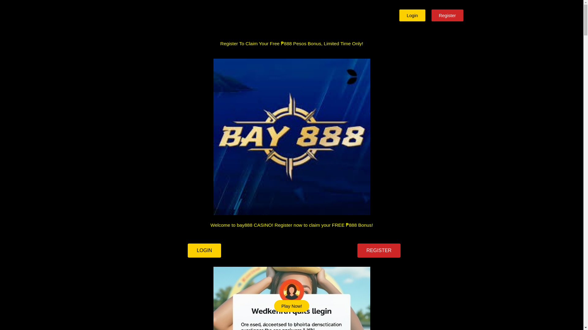website screenshot of https://bay888casino.com/