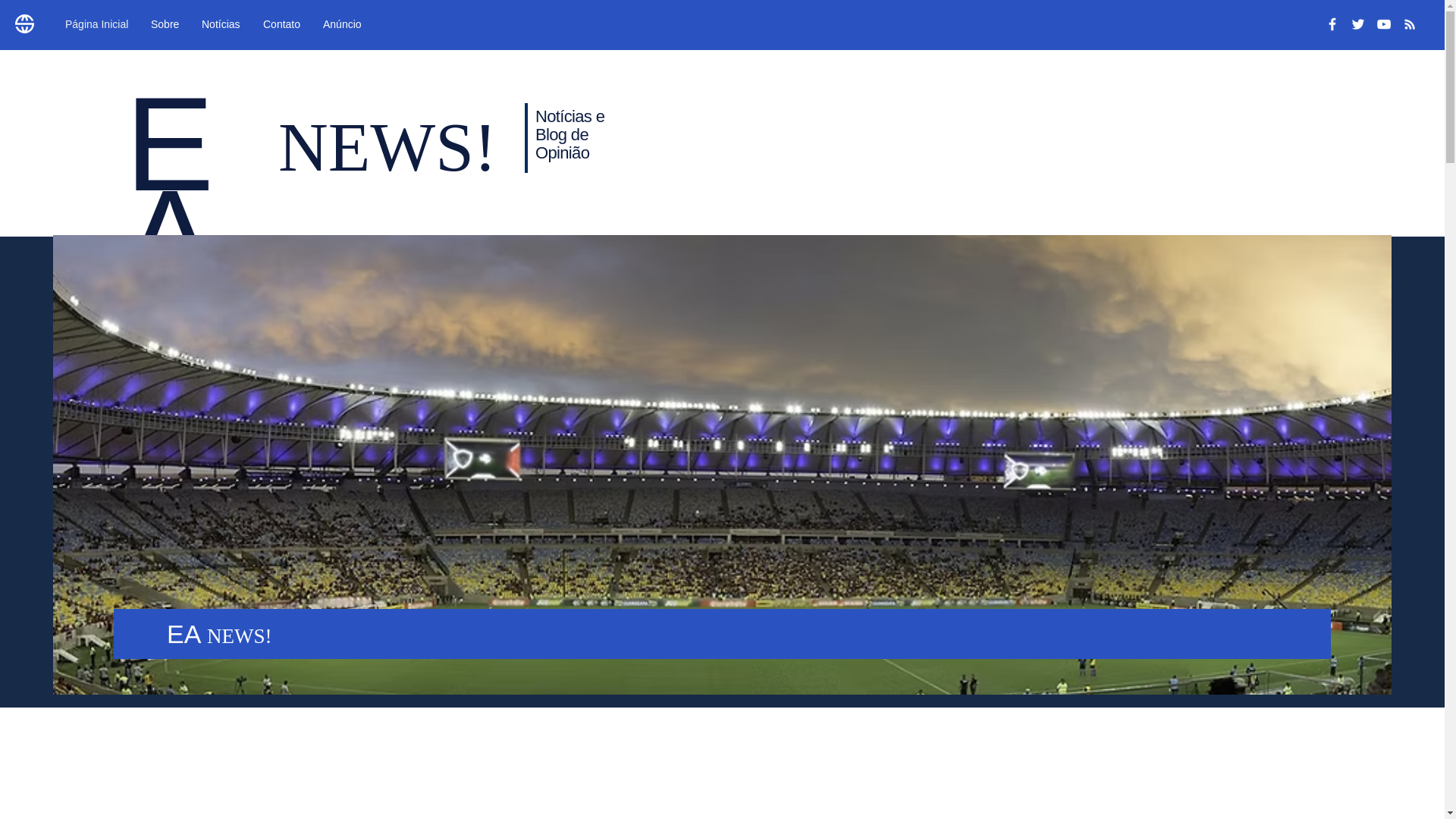 website screenshot of https://eanews.com.br/