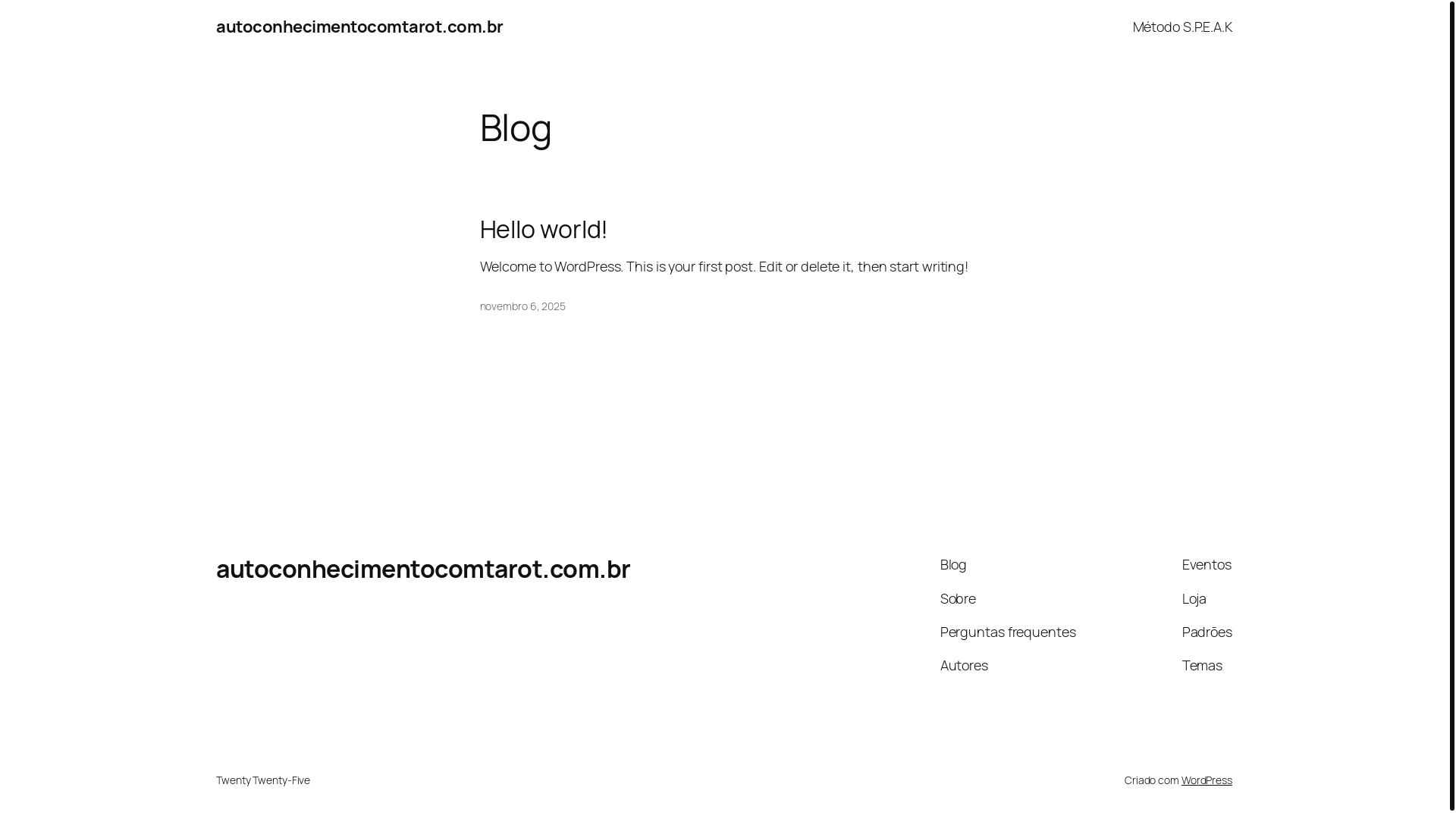 website screenshot of https://autoconhecimentocomtarot.com.br/