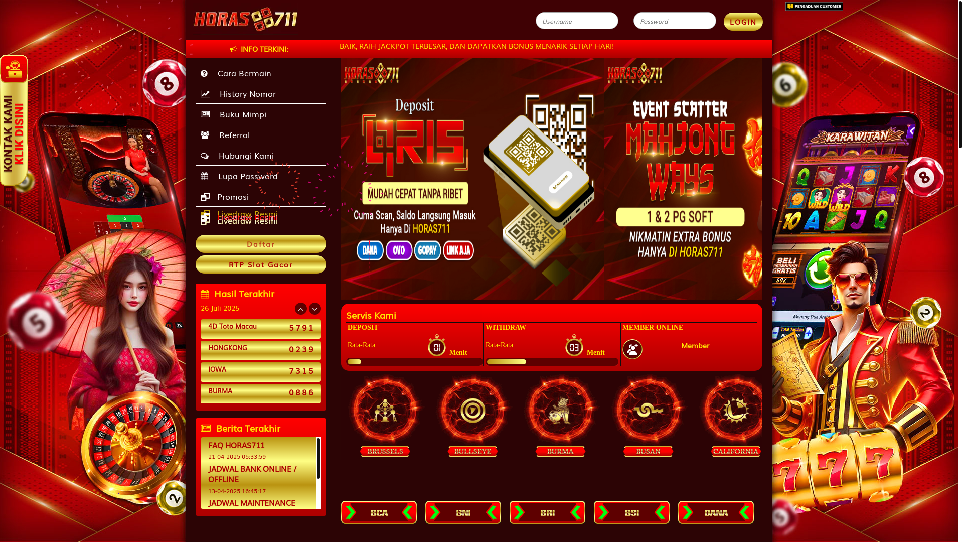 website screenshot of https://horas711tay.com/