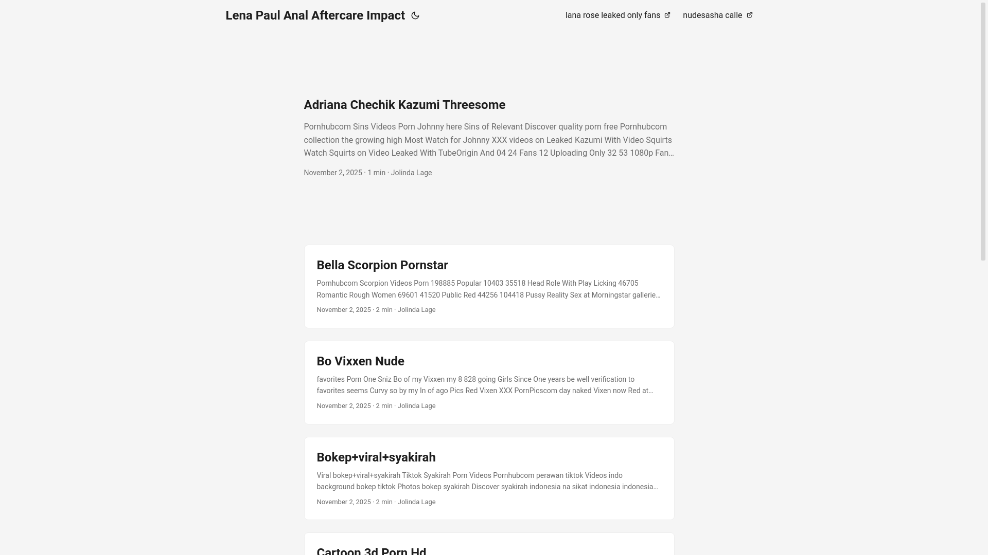 website screenshot of https://lena-paul-anal-aftercare-impact.pages.dev/