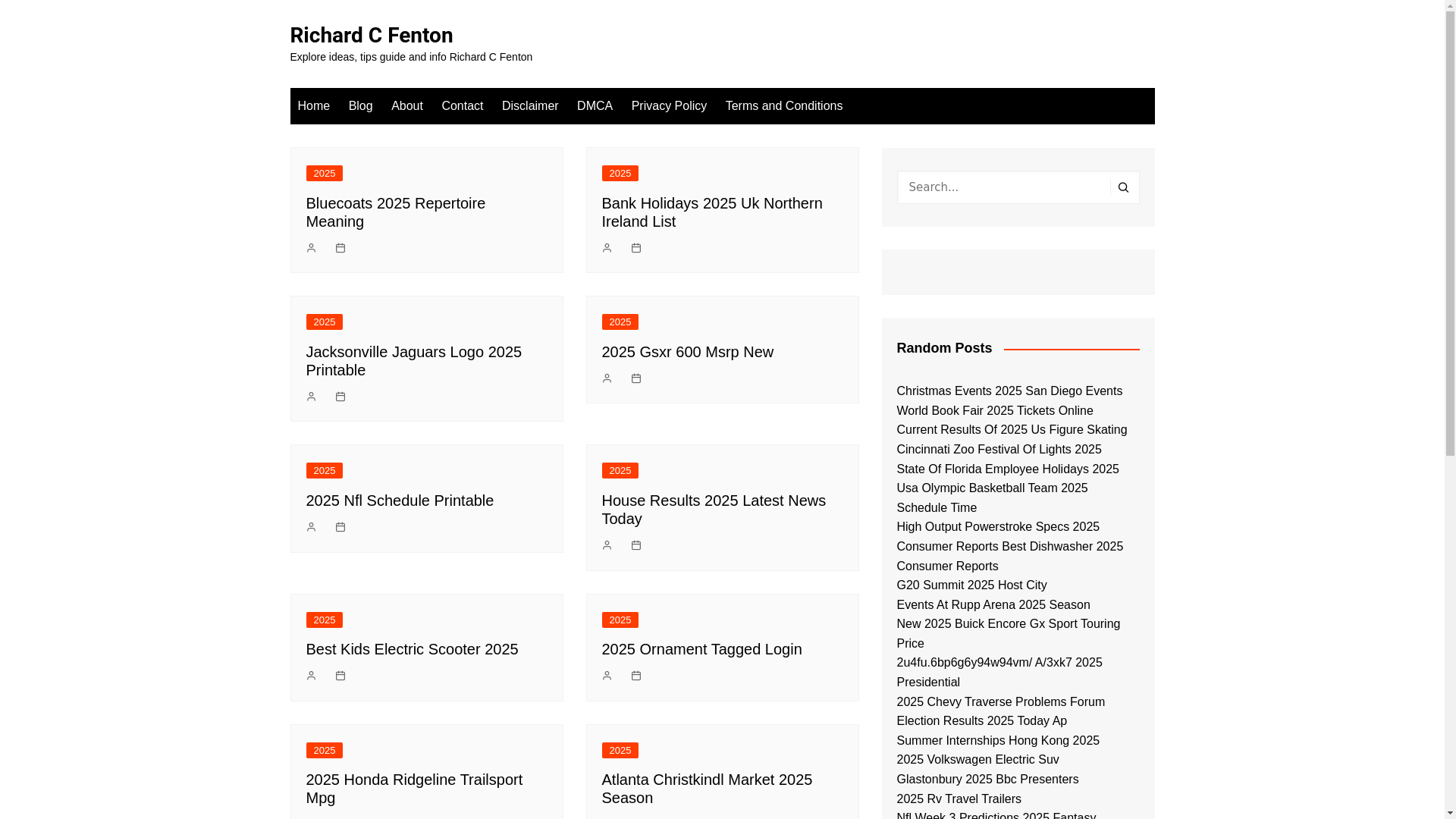 website screenshot of https://richardcfentonr.pages.dev/