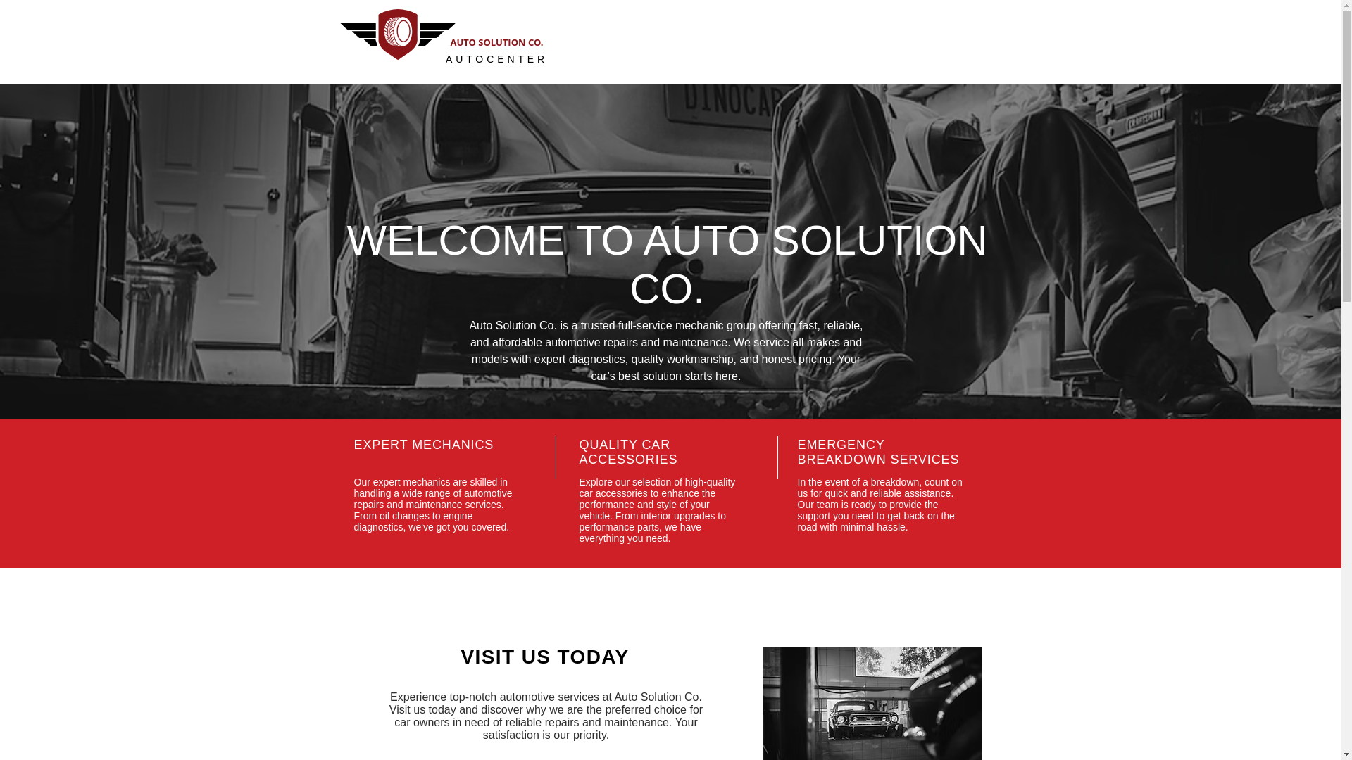 website screenshot of https://autosolution-co.com/