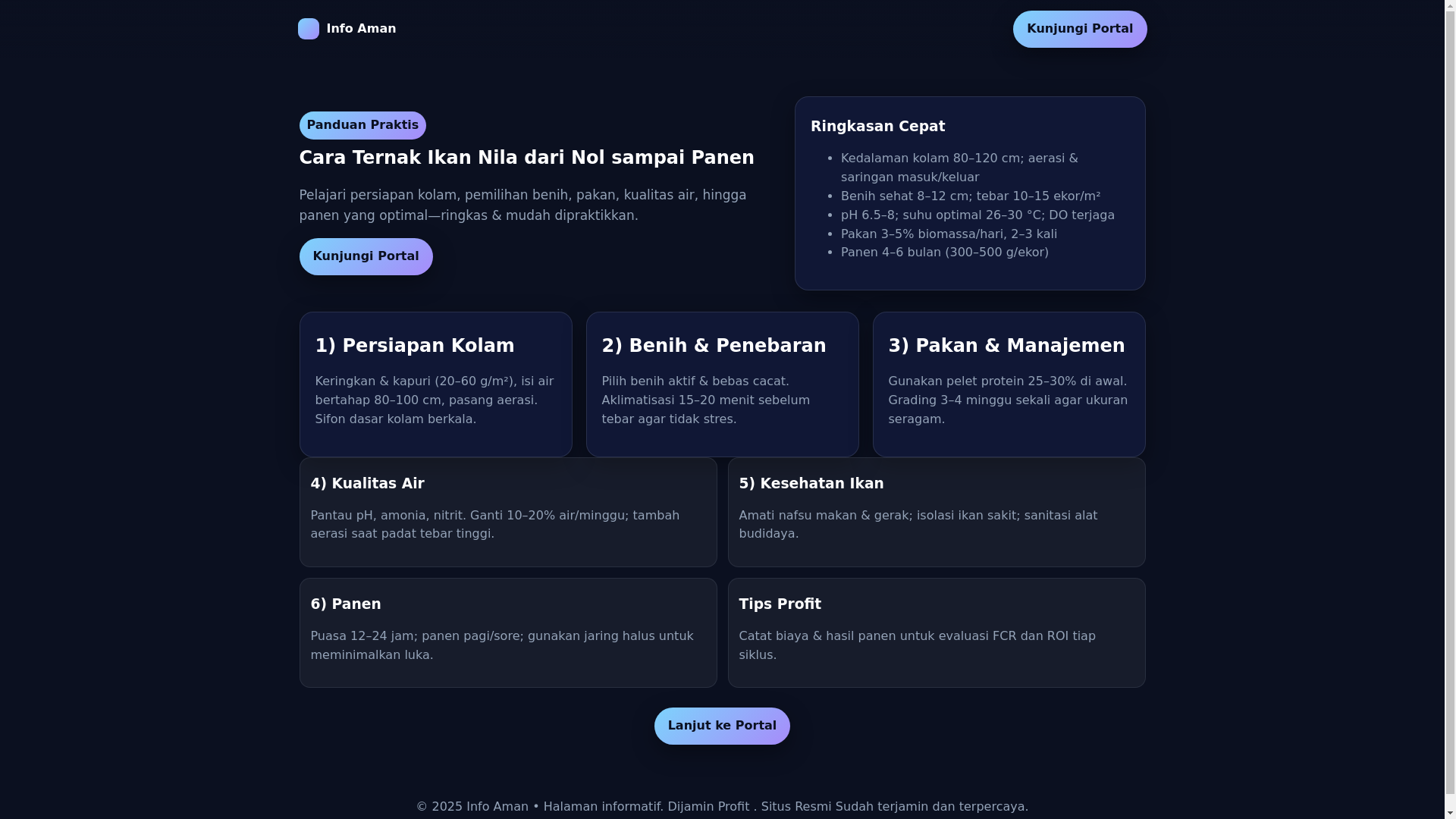website screenshot of https://ternaknila.pages.dev/