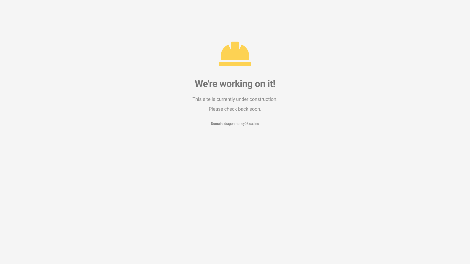 website screenshot of https://dragonmoney03.casino/