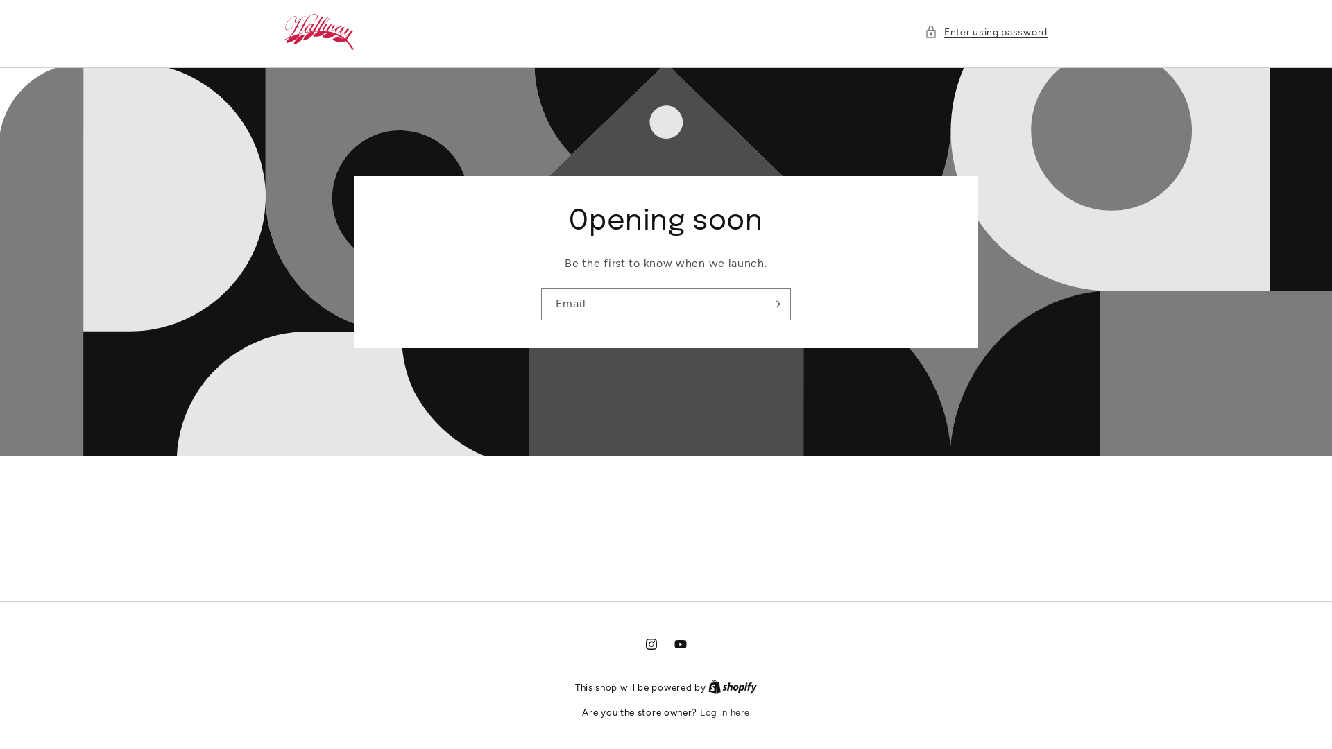 website screenshot of https://halfwaystudios.xyz/