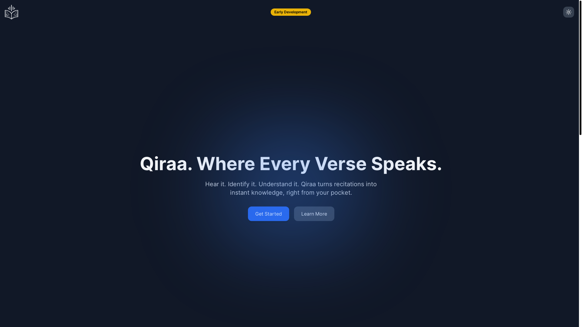 website screenshot of https://qiraa-static-pages.pages.dev/