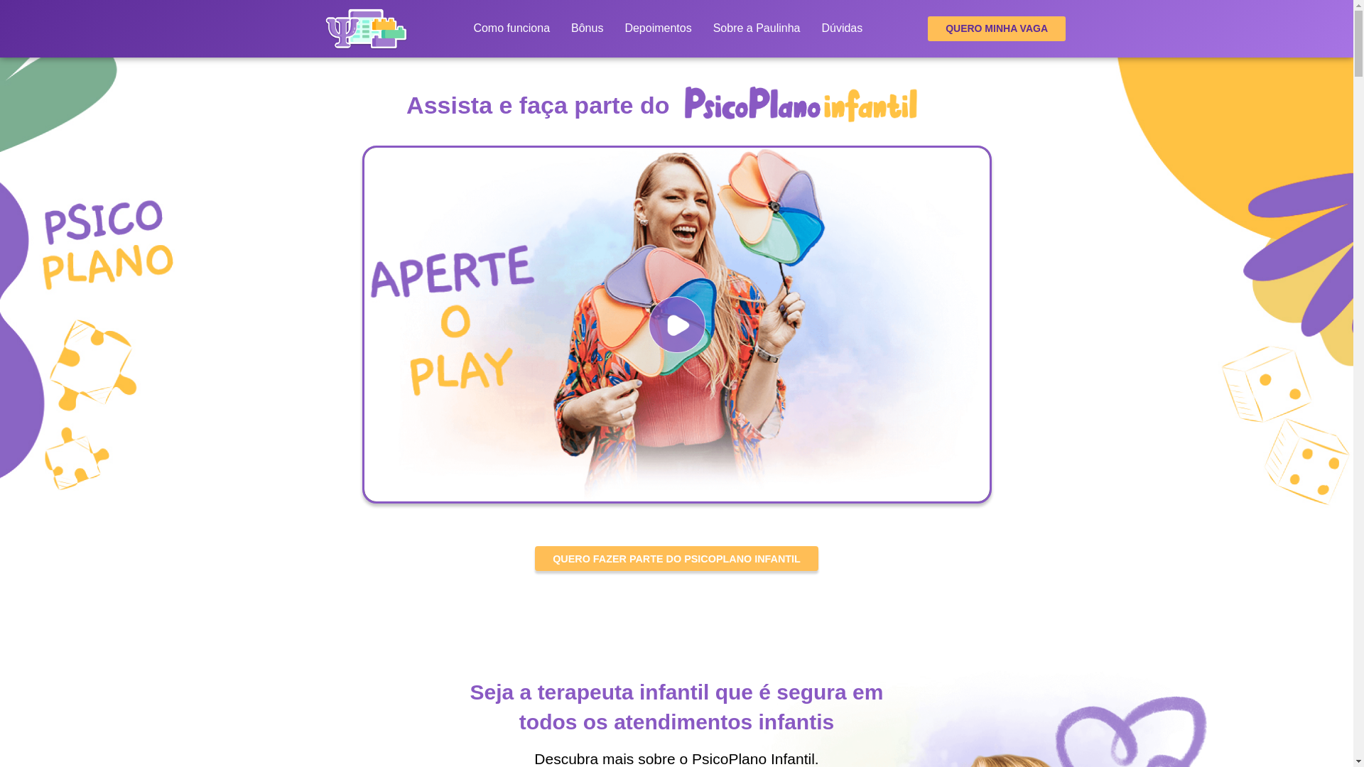 website screenshot of https://paulinhapsicoinfantil.shop/