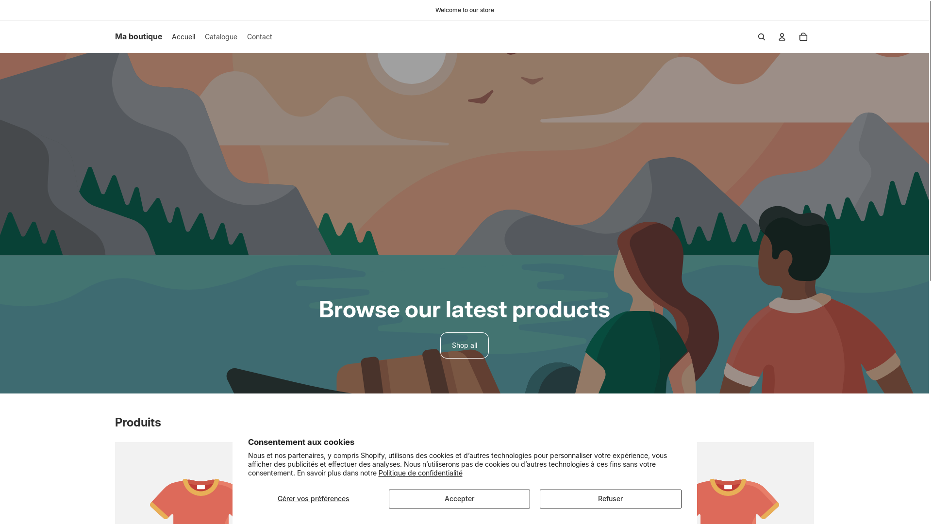 website screenshot of https://adavibe.fr/