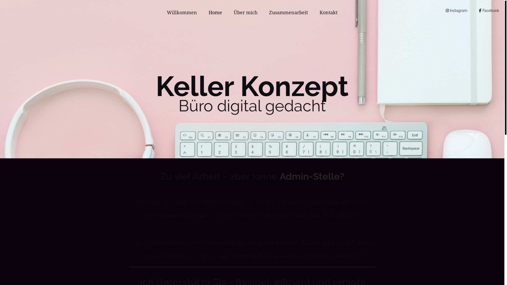 website screenshot of https://kellerkonzept.ch/