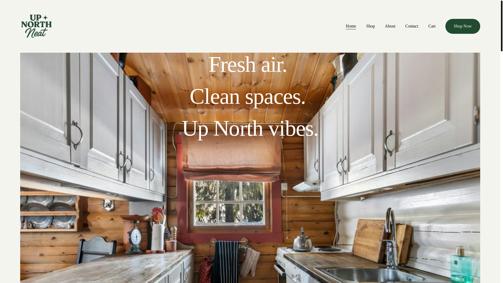 website screenshot of https://upnorthneat.com/