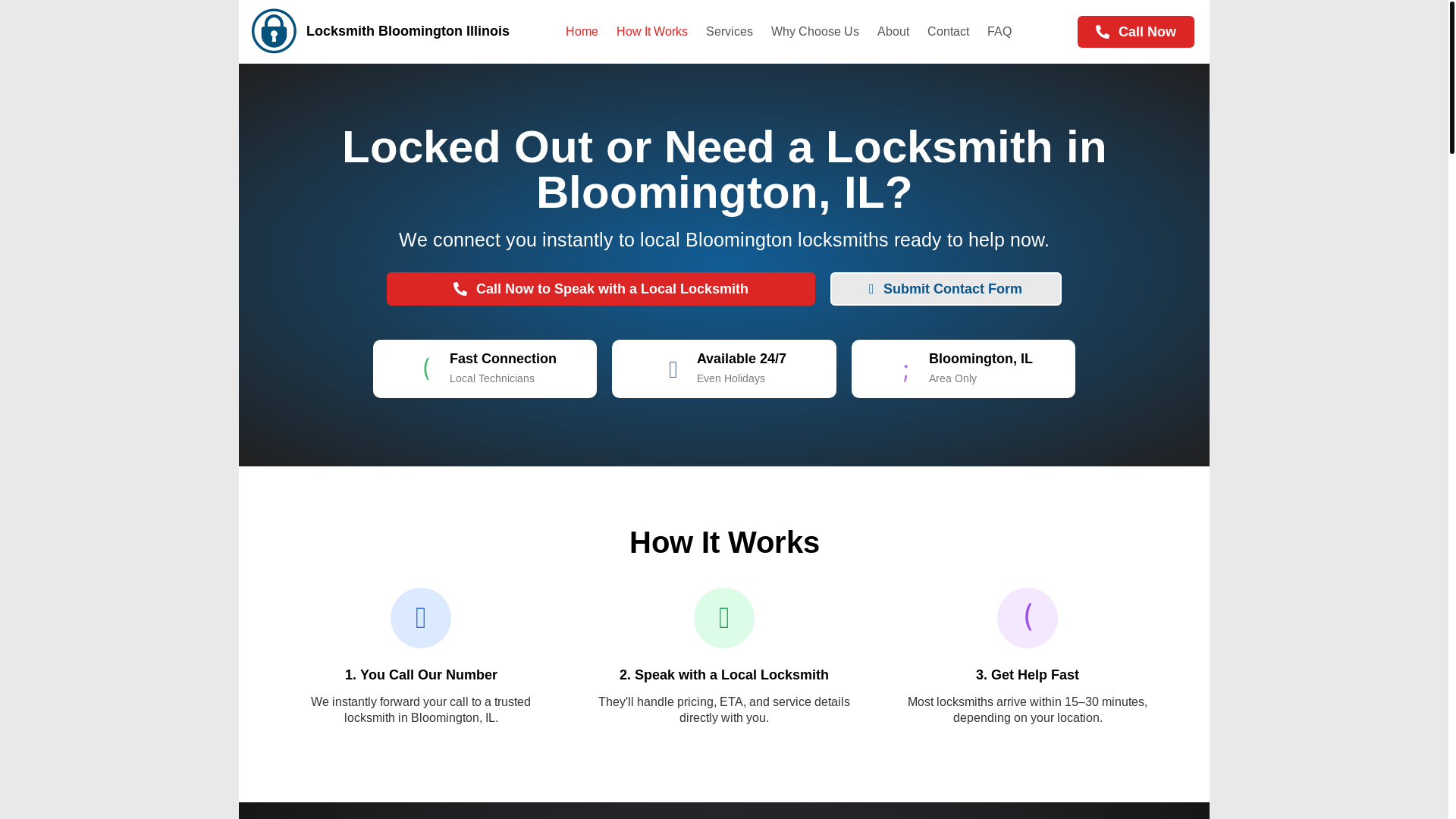 website screenshot of https://locksmith-bloomington-il.com/