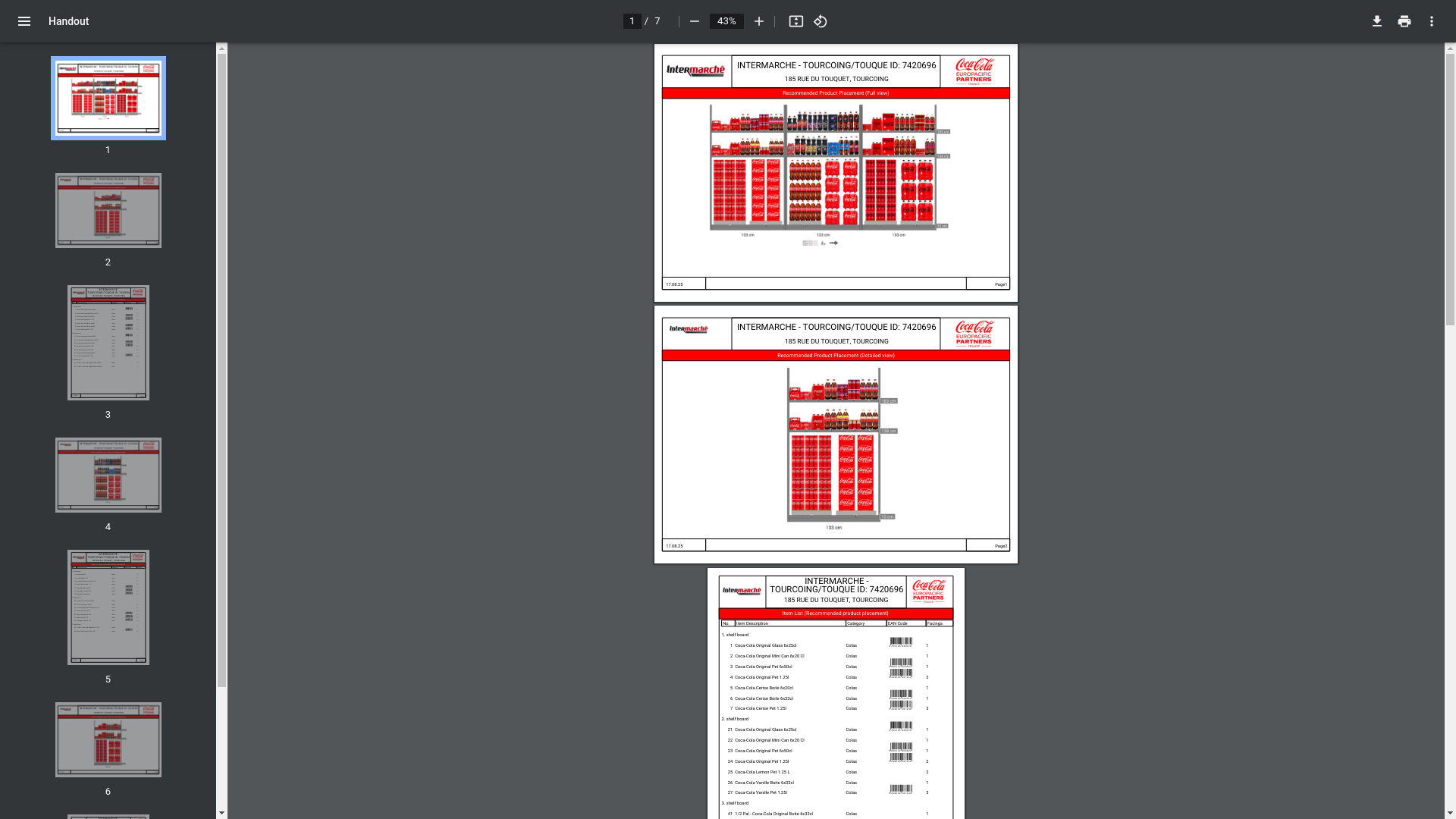 website screenshot of https://planogram.hoffrogge.com/24Q7KNVZSK
