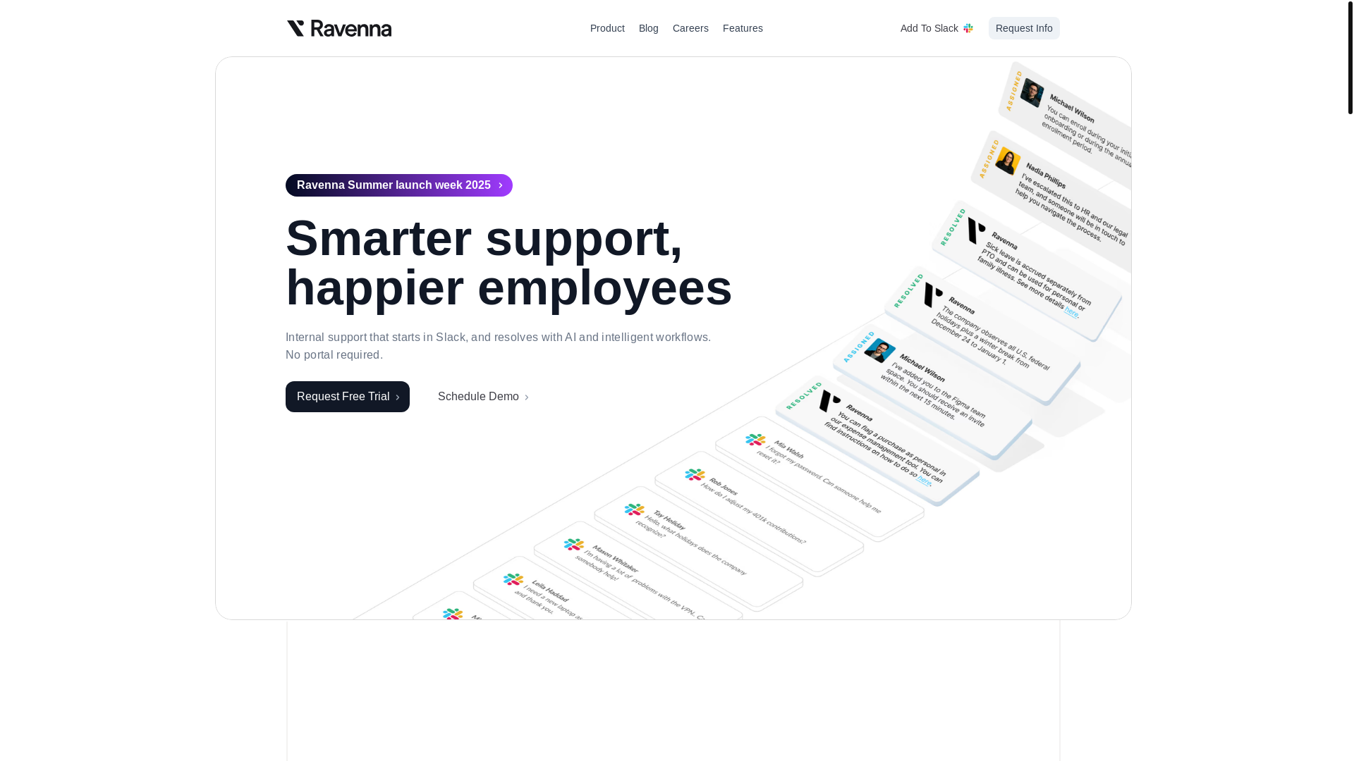 website screenshot of https://ravennacircle.co/