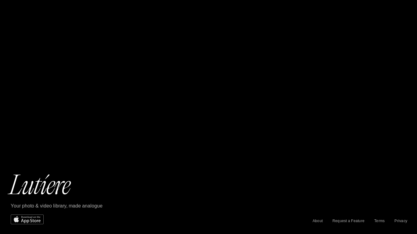 website screenshot of https://lutierewebsite.pages.dev/