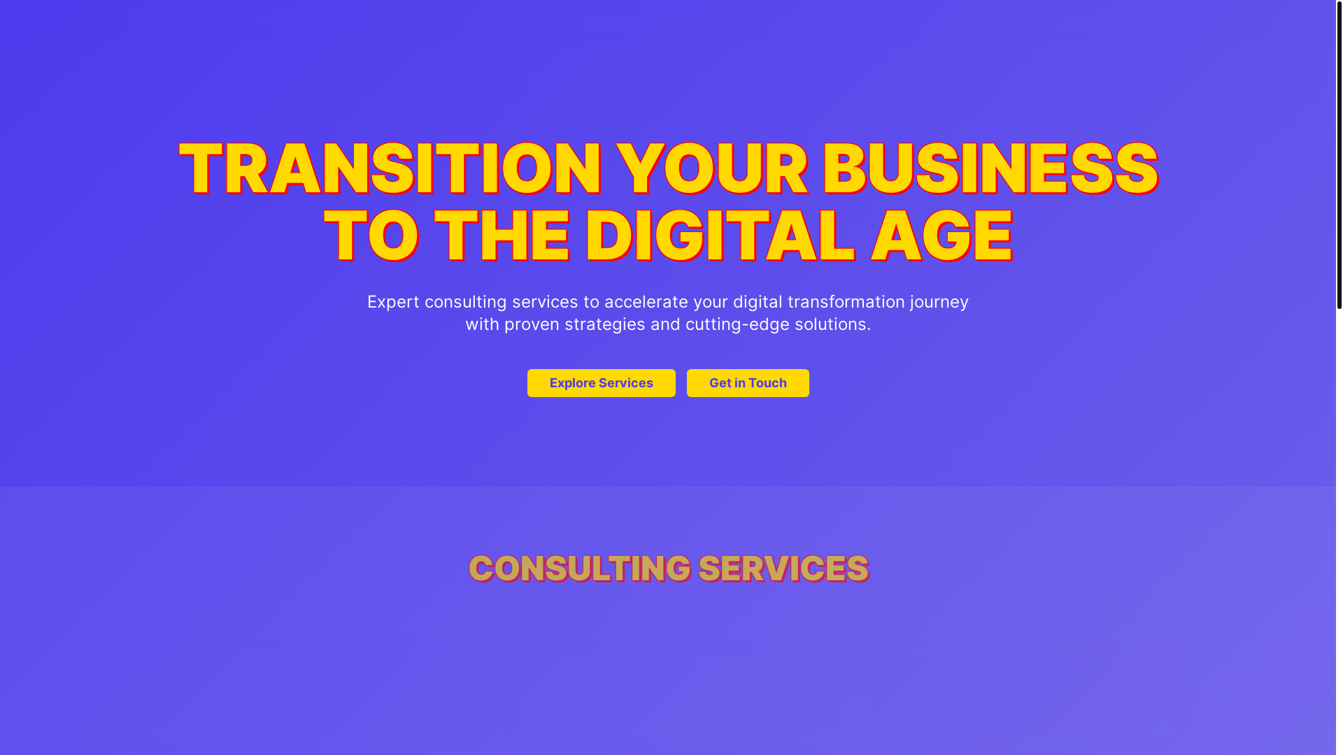 website screenshot of https://nimriconsulting.com/