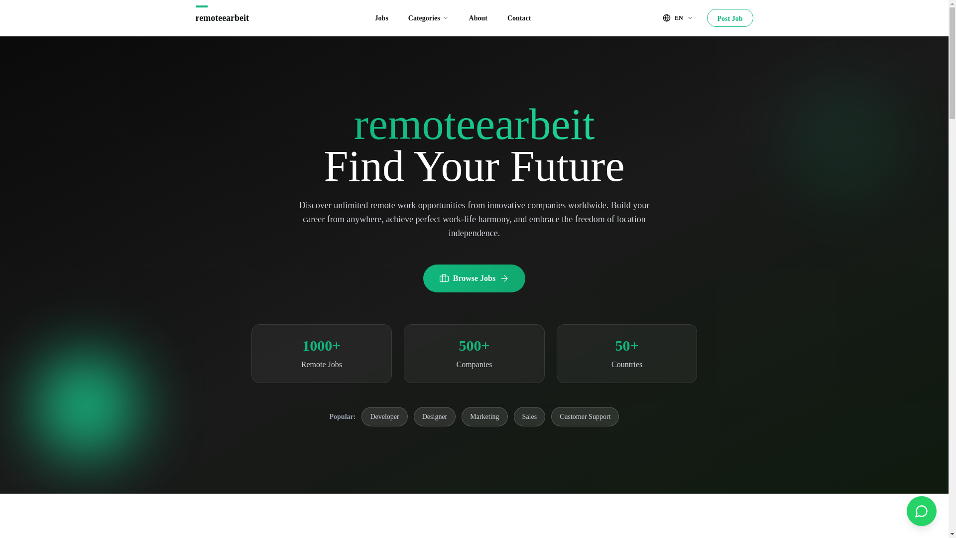 website screenshot of https://remotewerk.fun/