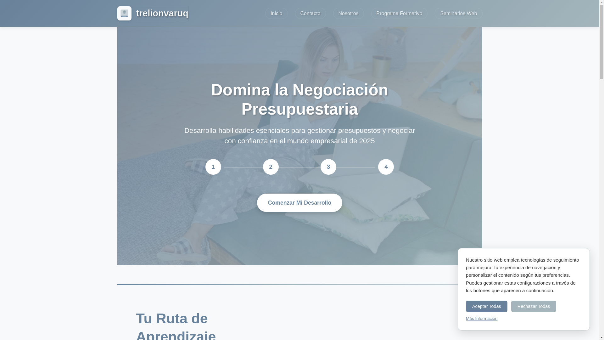website screenshot of https://trelionvaruq.com/