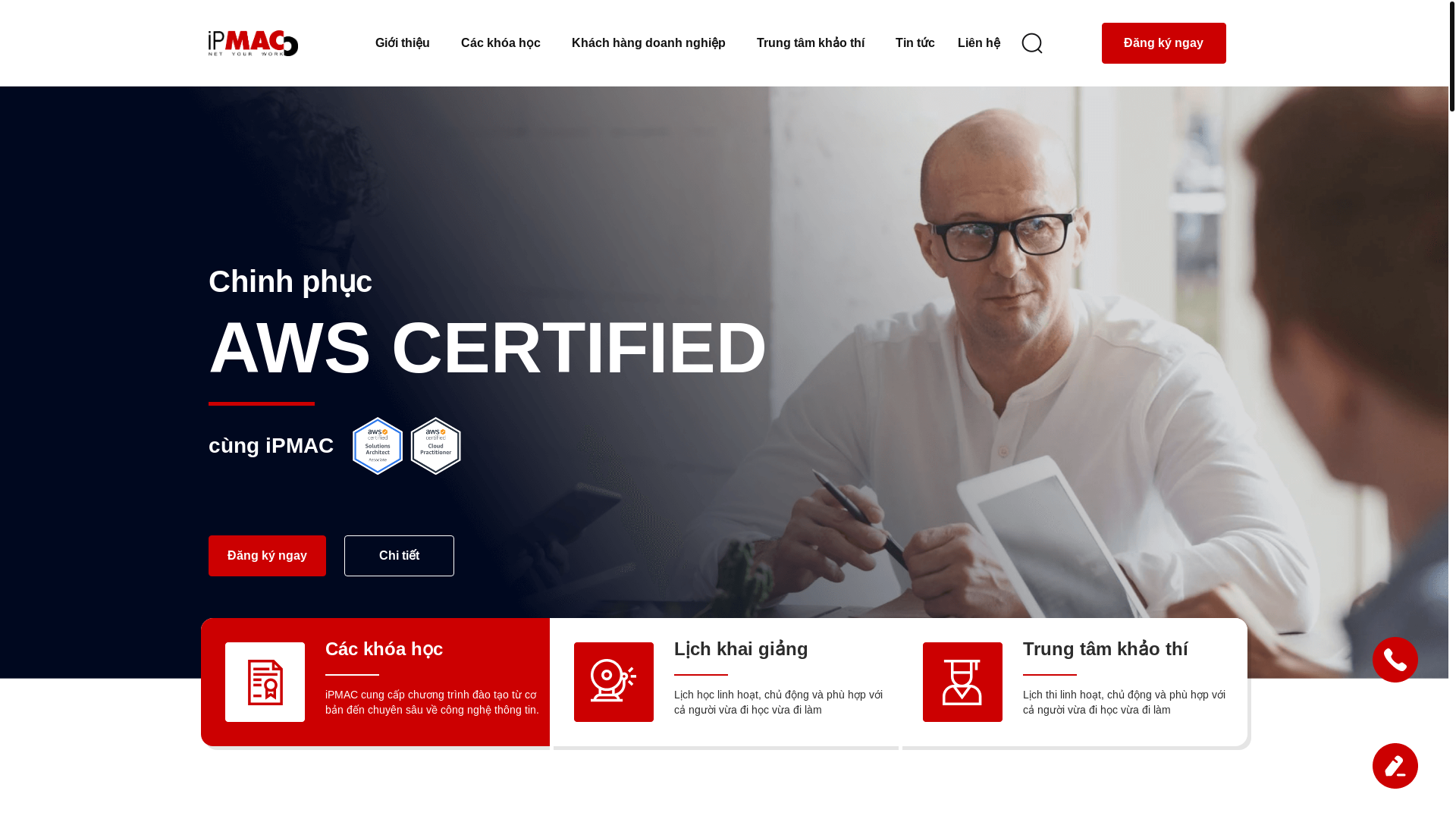 website screenshot of https://ipmac.vn