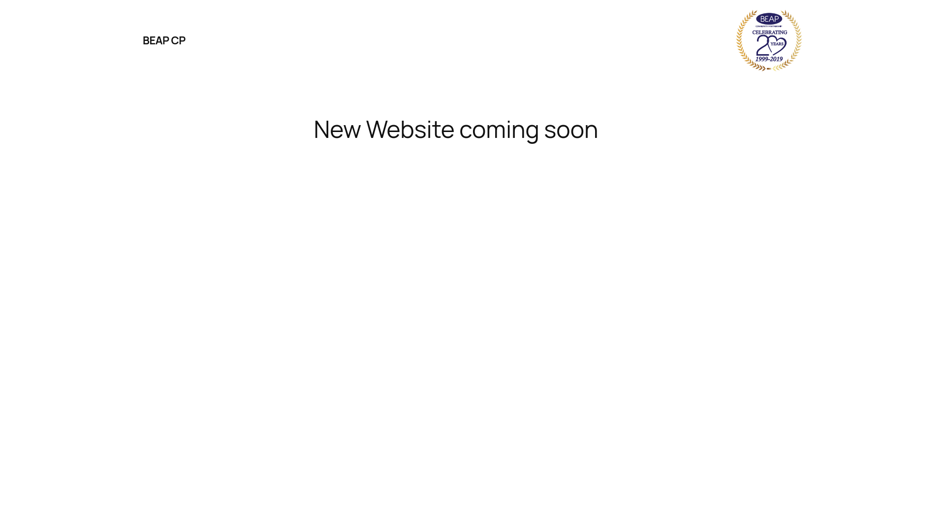 website screenshot of https://beapcp.co.uk/