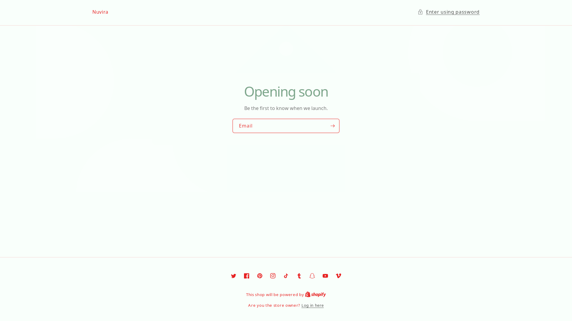 website screenshot of https://nuvira.fit/
