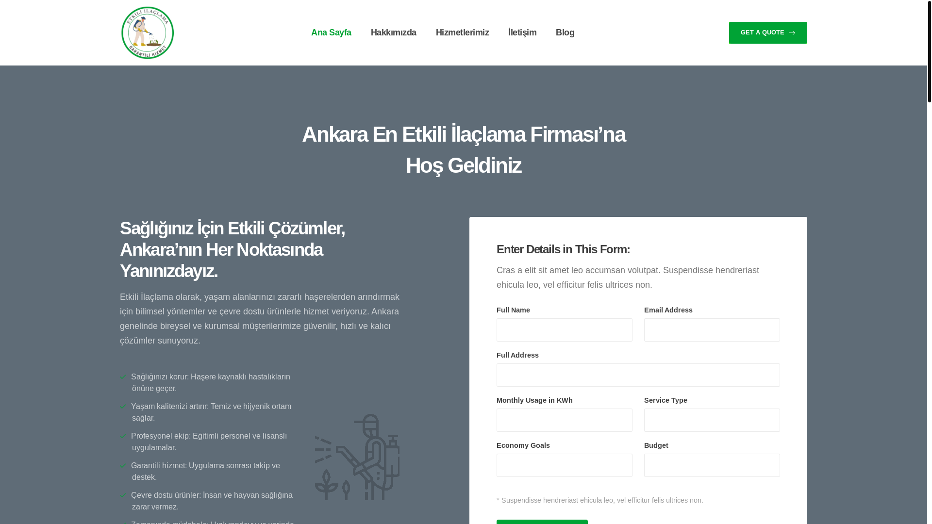 website screenshot of https://enetkiliilaclama.com/