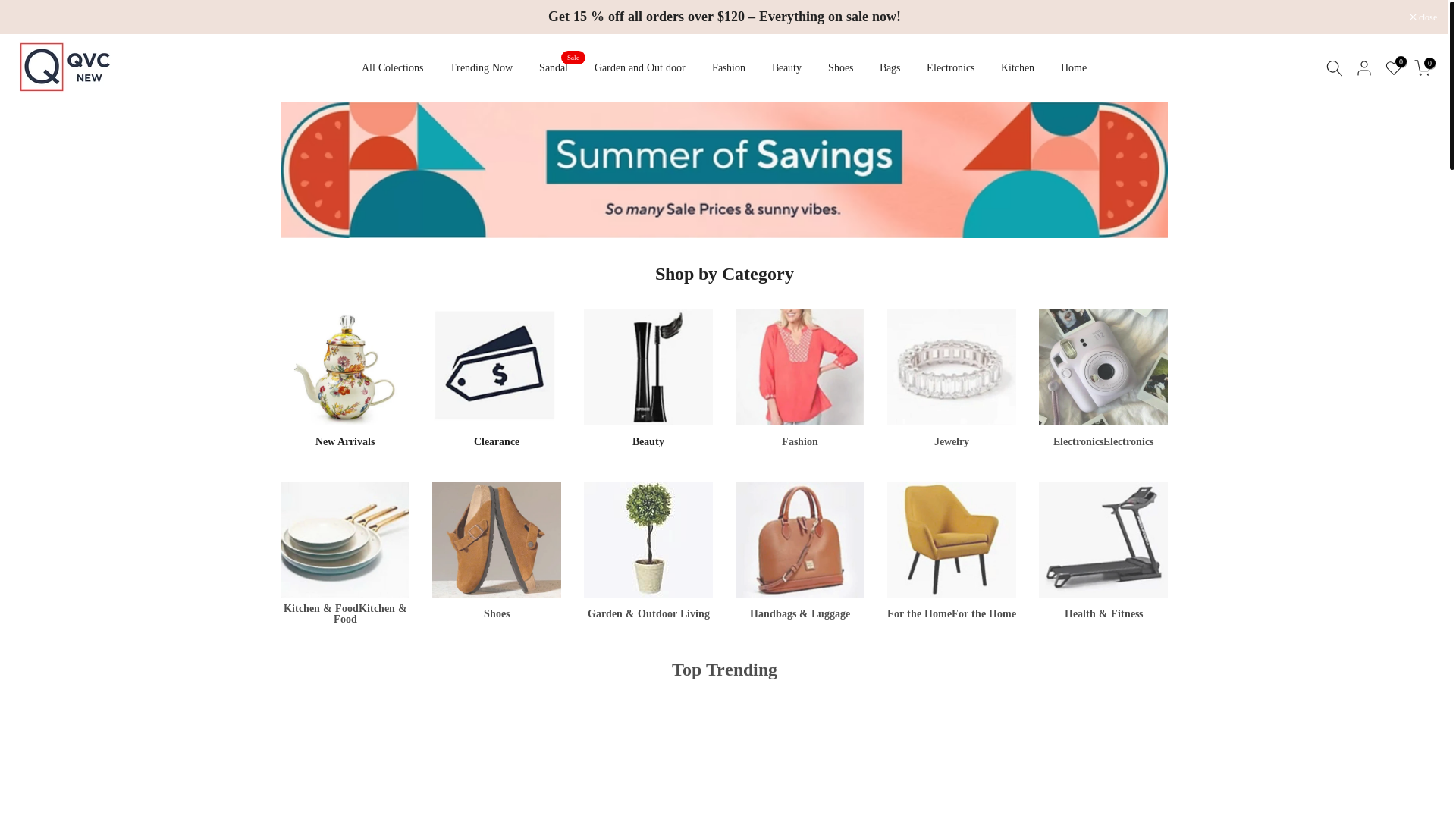 website screenshot of https://qvcnew.com/