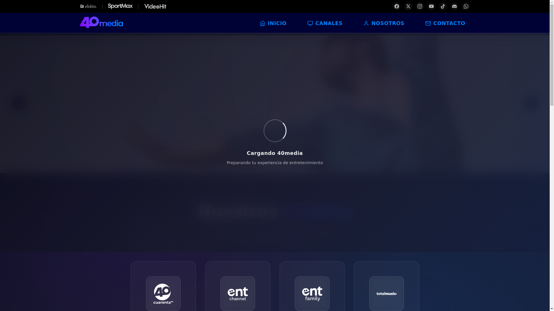 website screenshot of https://40media-website.pages.dev/