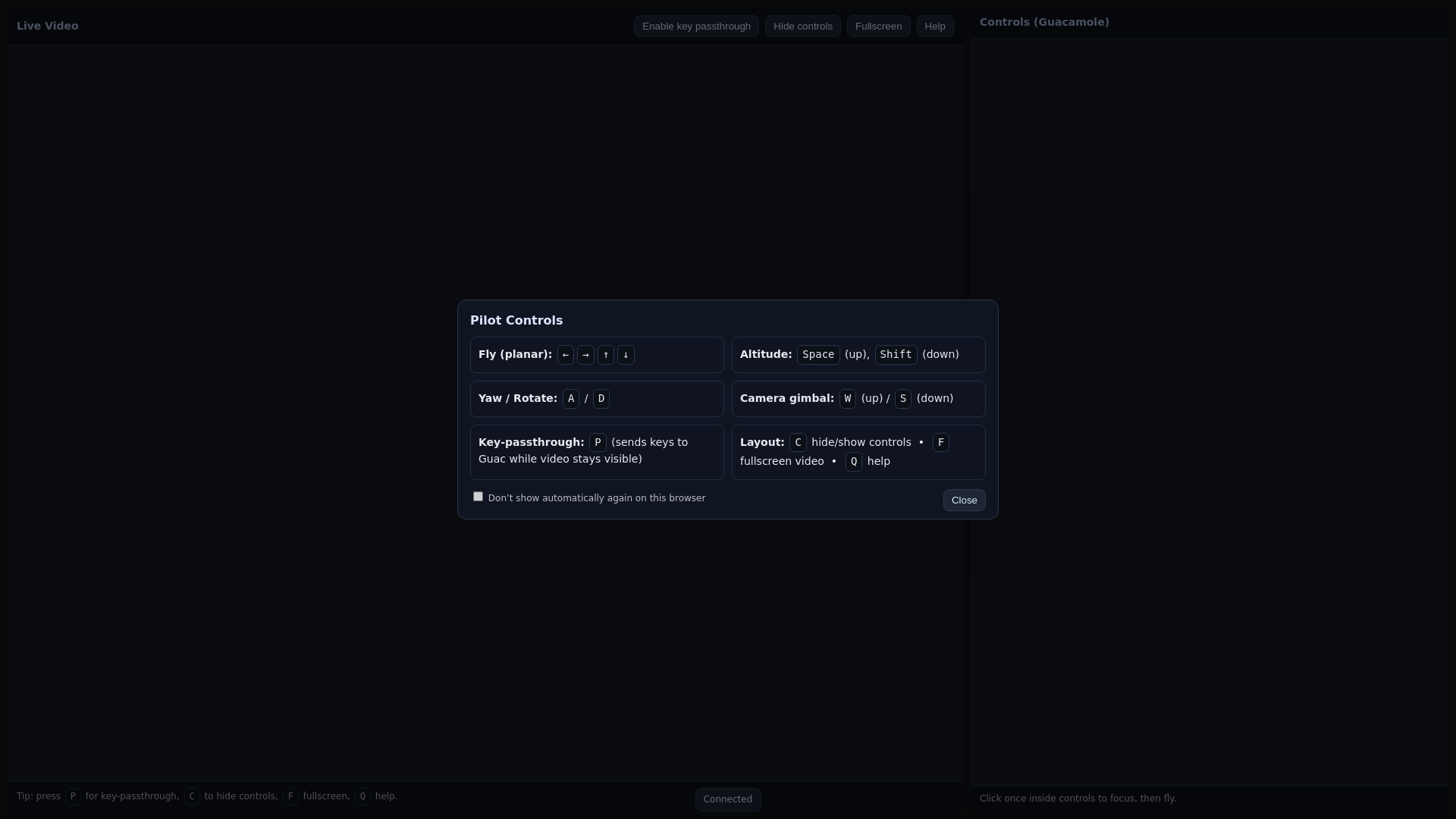 website screenshot of https://newpilotconsole.pages.dev/