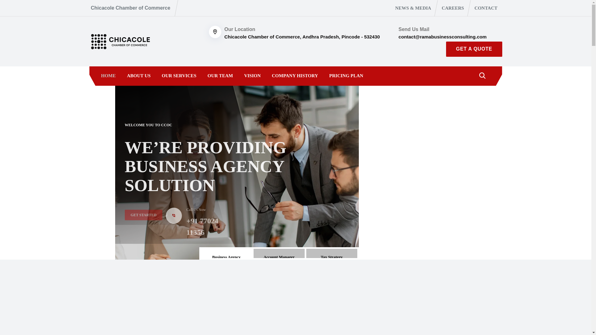 website screenshot of https://ramabusinessconsulting.com/