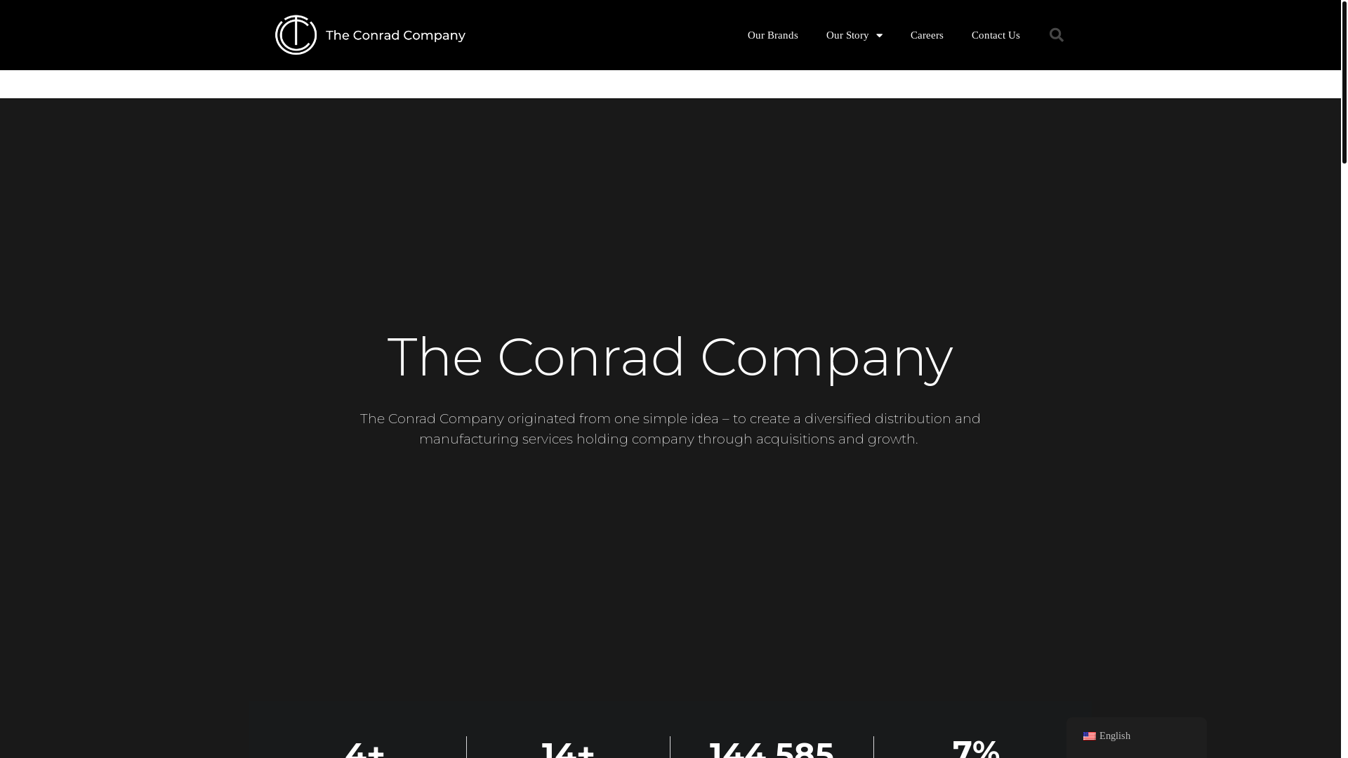 website screenshot of https://tccholdings.com/