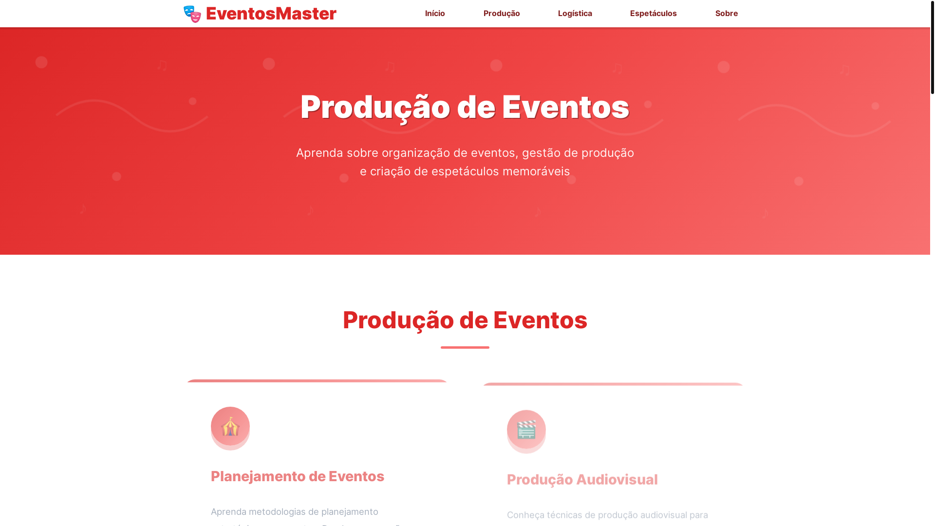 website screenshot of https://eventosrecomendados.sbs/