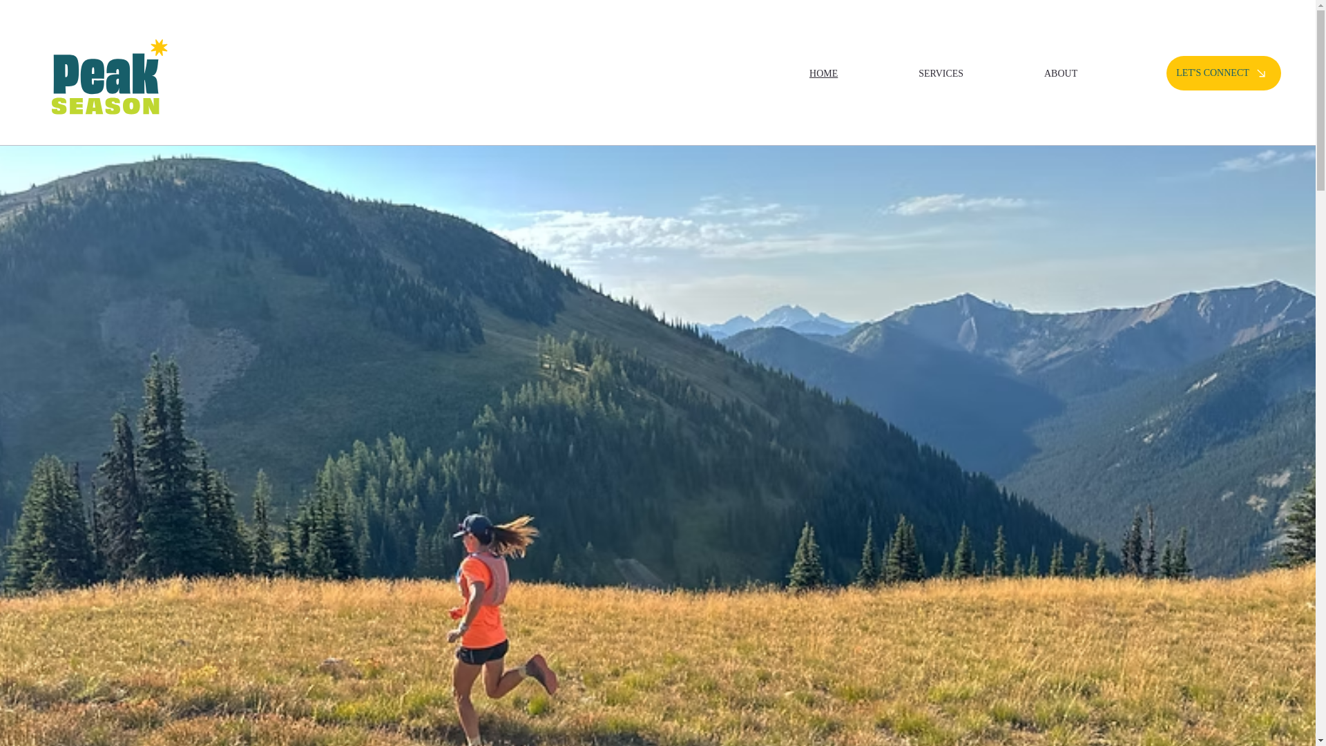 website screenshot of https://peakseason.coach/