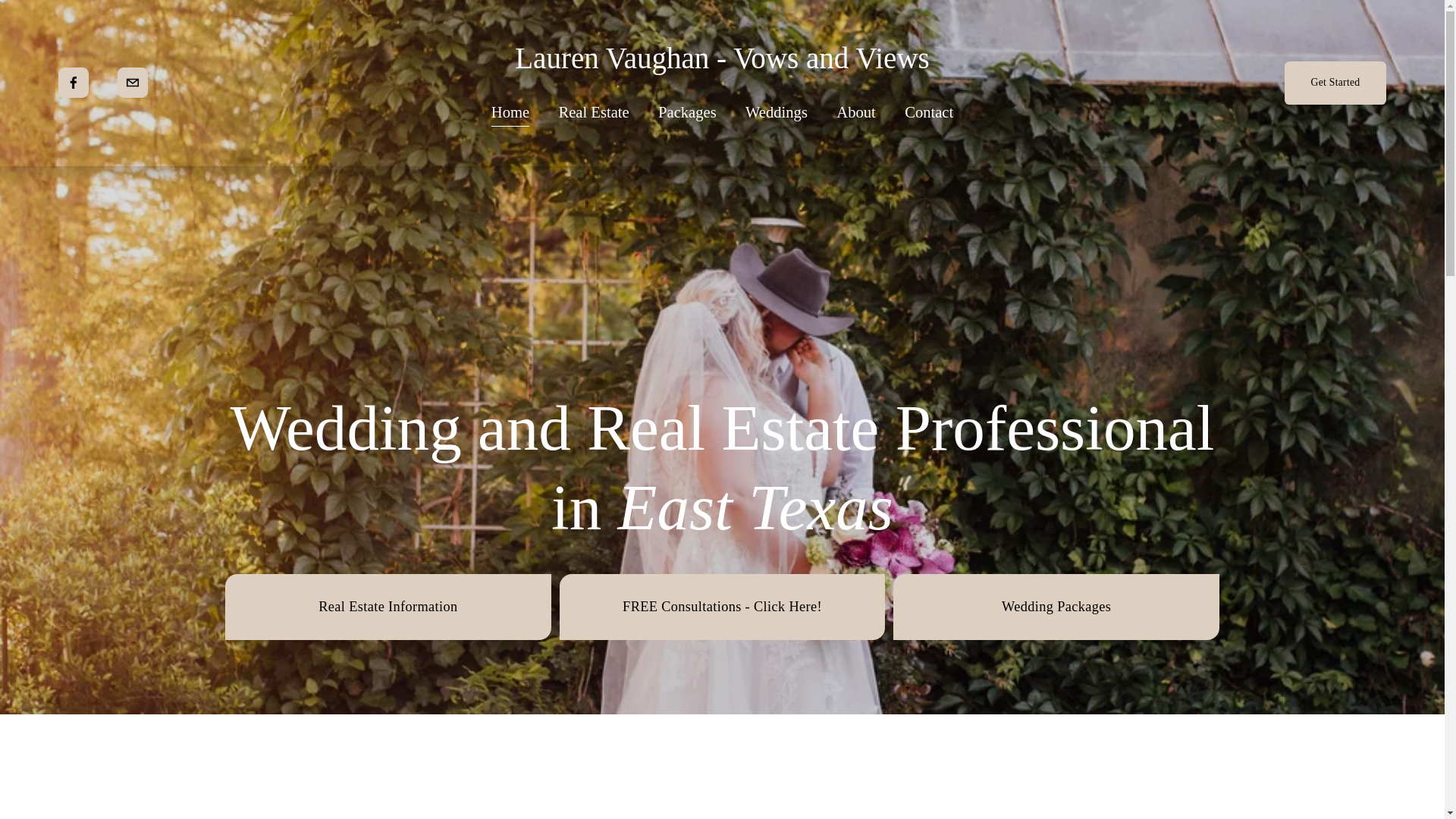 website screenshot of https://laurenvaughanrealtor.com/