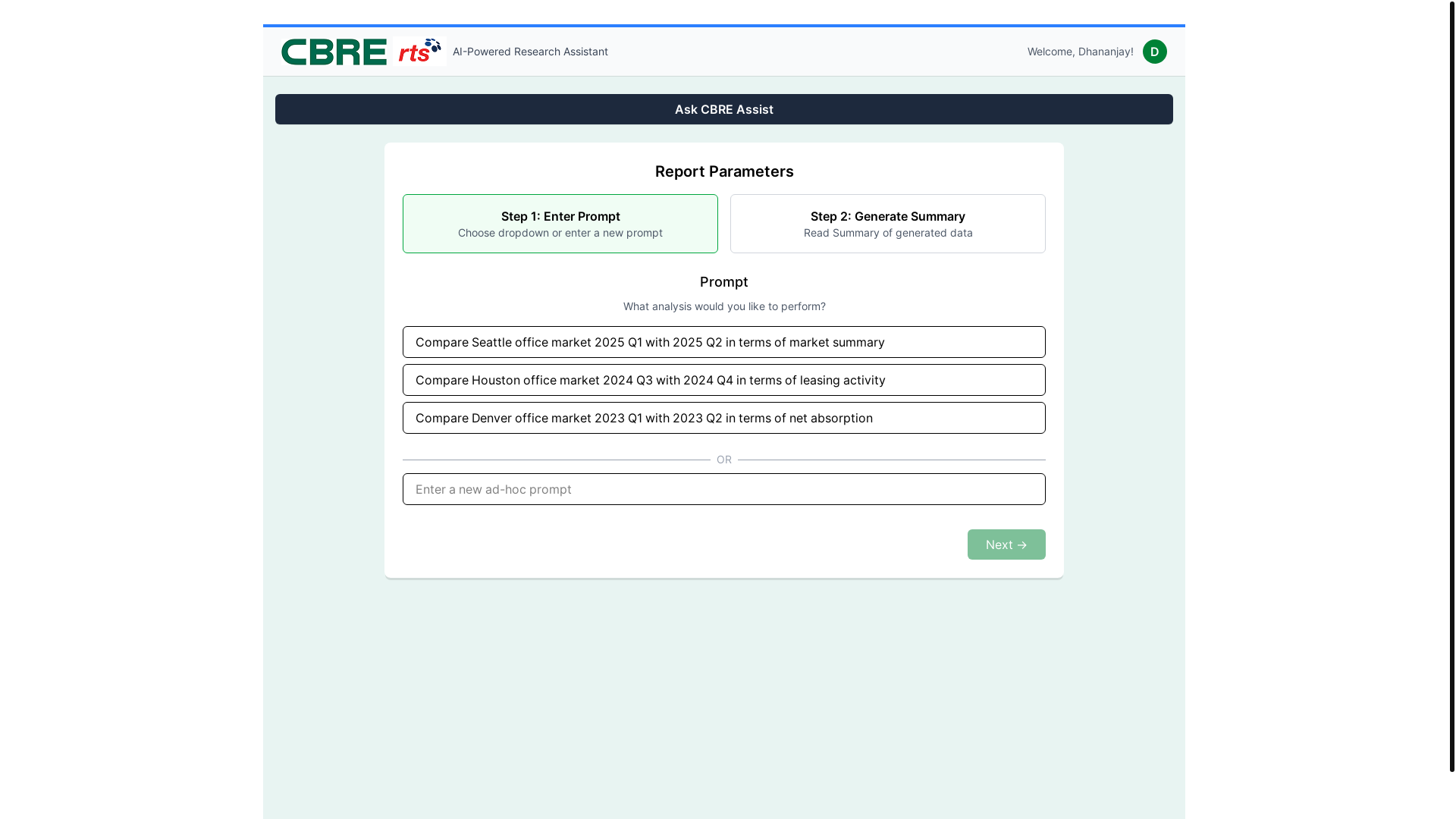 website screenshot of https://cbre-miq-ui-rts-resolvetech.com/