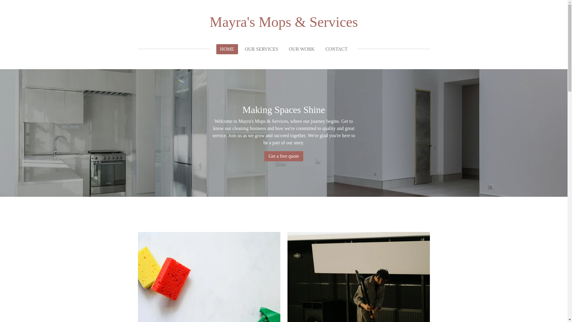 website screenshot of https://mayrasmopsservices.com/