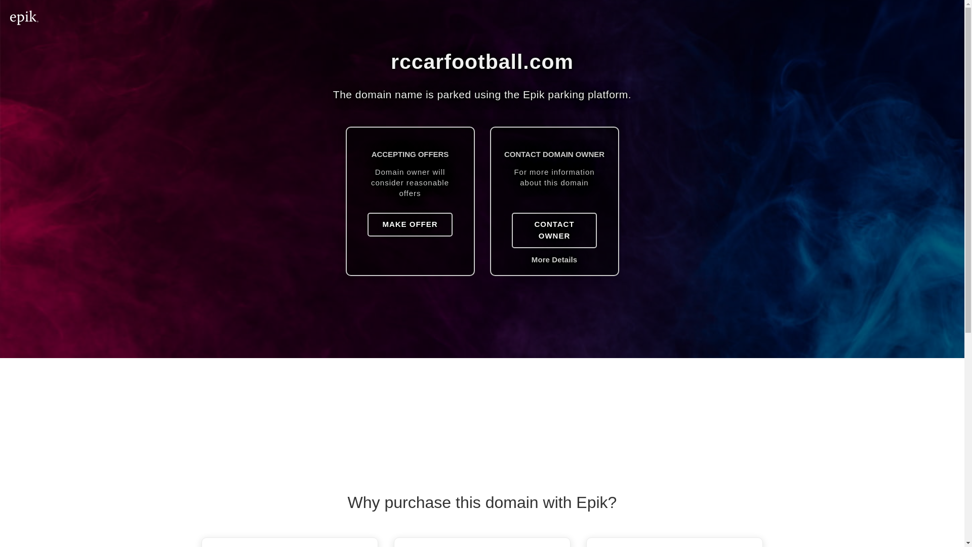 website screenshot of https://rccarfootball.com/