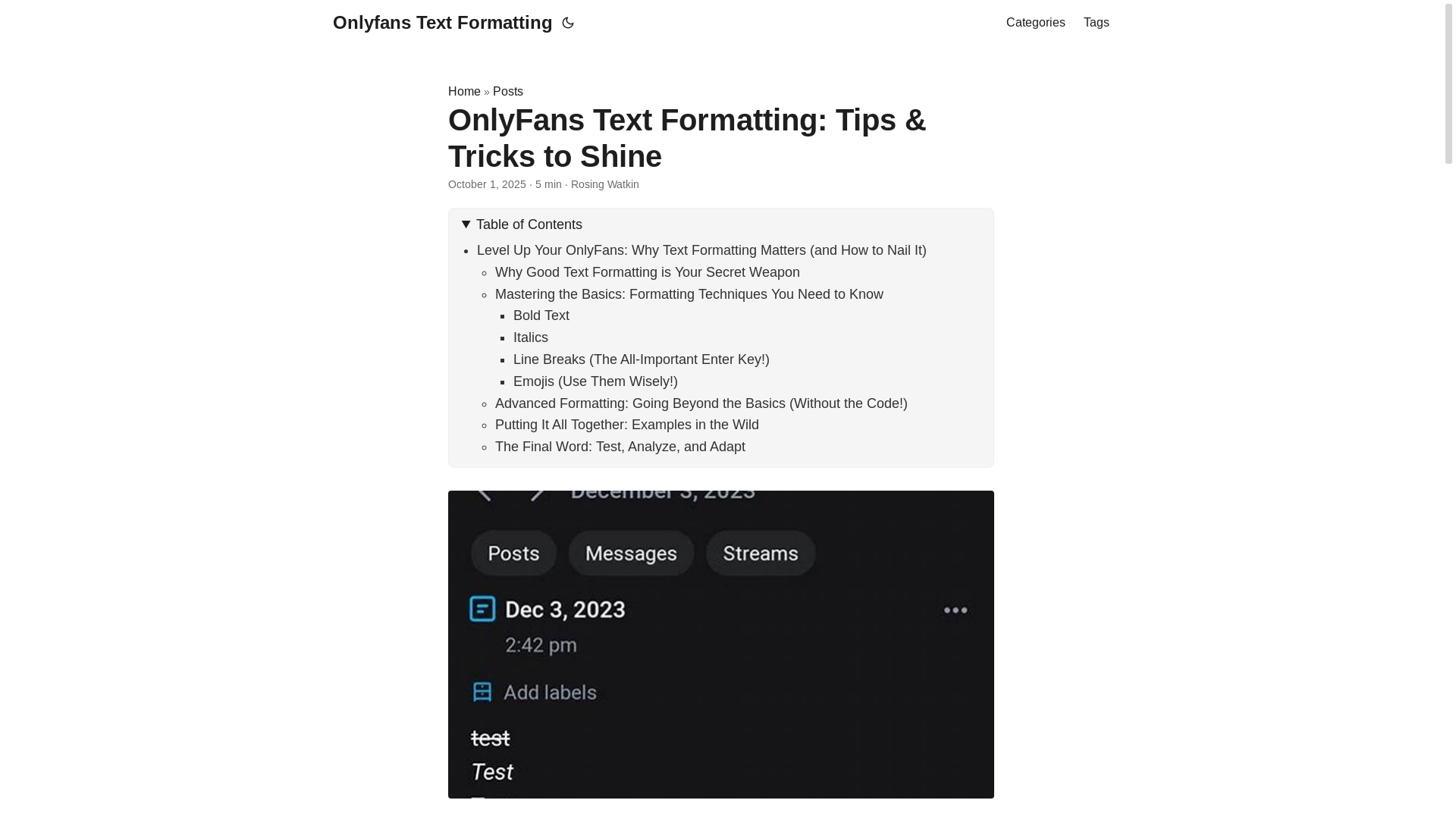 website screenshot of https://onlyfans-text-formatting.pages.dev/