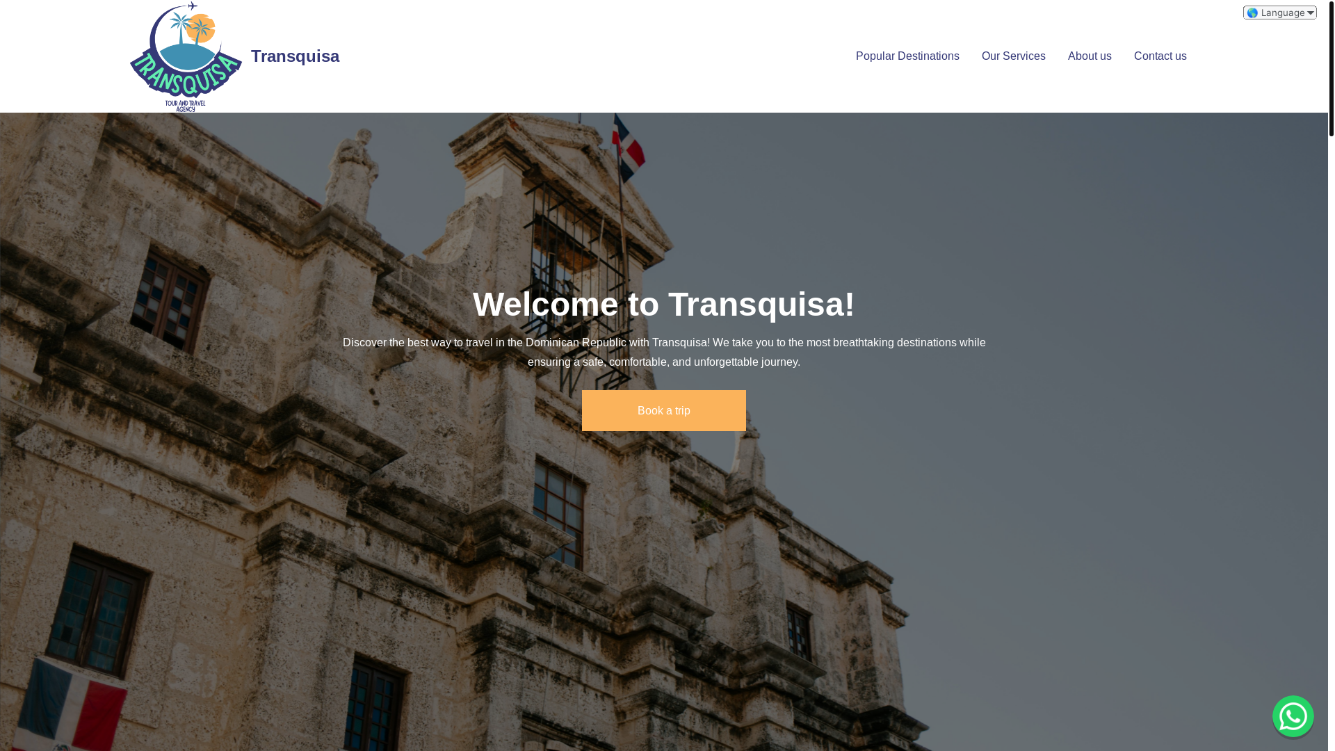 website screenshot of https://transquisa-website-wk.pages.dev/