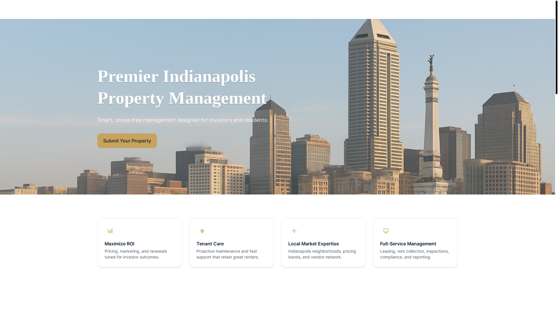 website screenshot of https://fenwick-property-co.pages.dev/