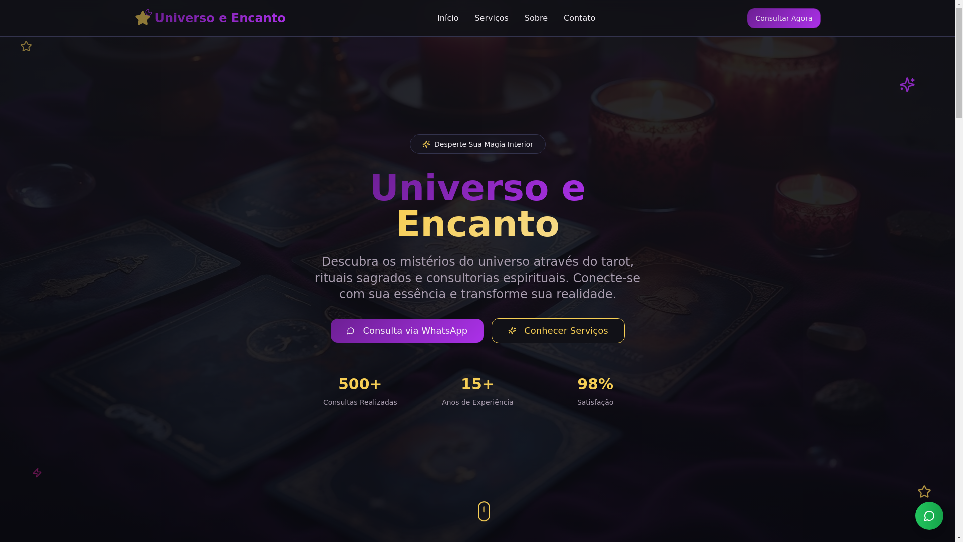 website screenshot of https://universo-encanto-web.pages.dev/