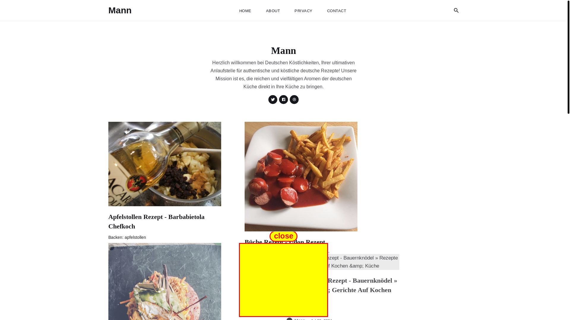 website screenshot of https://mann.pages.dev/