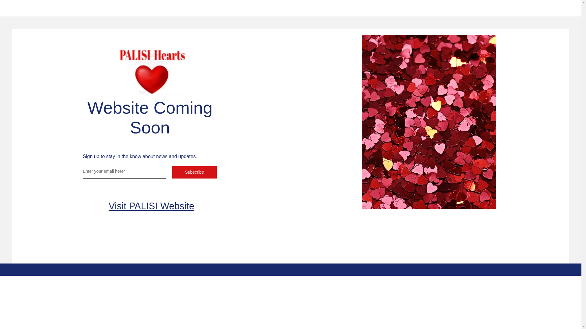 website screenshot of https://palisihearts.org/