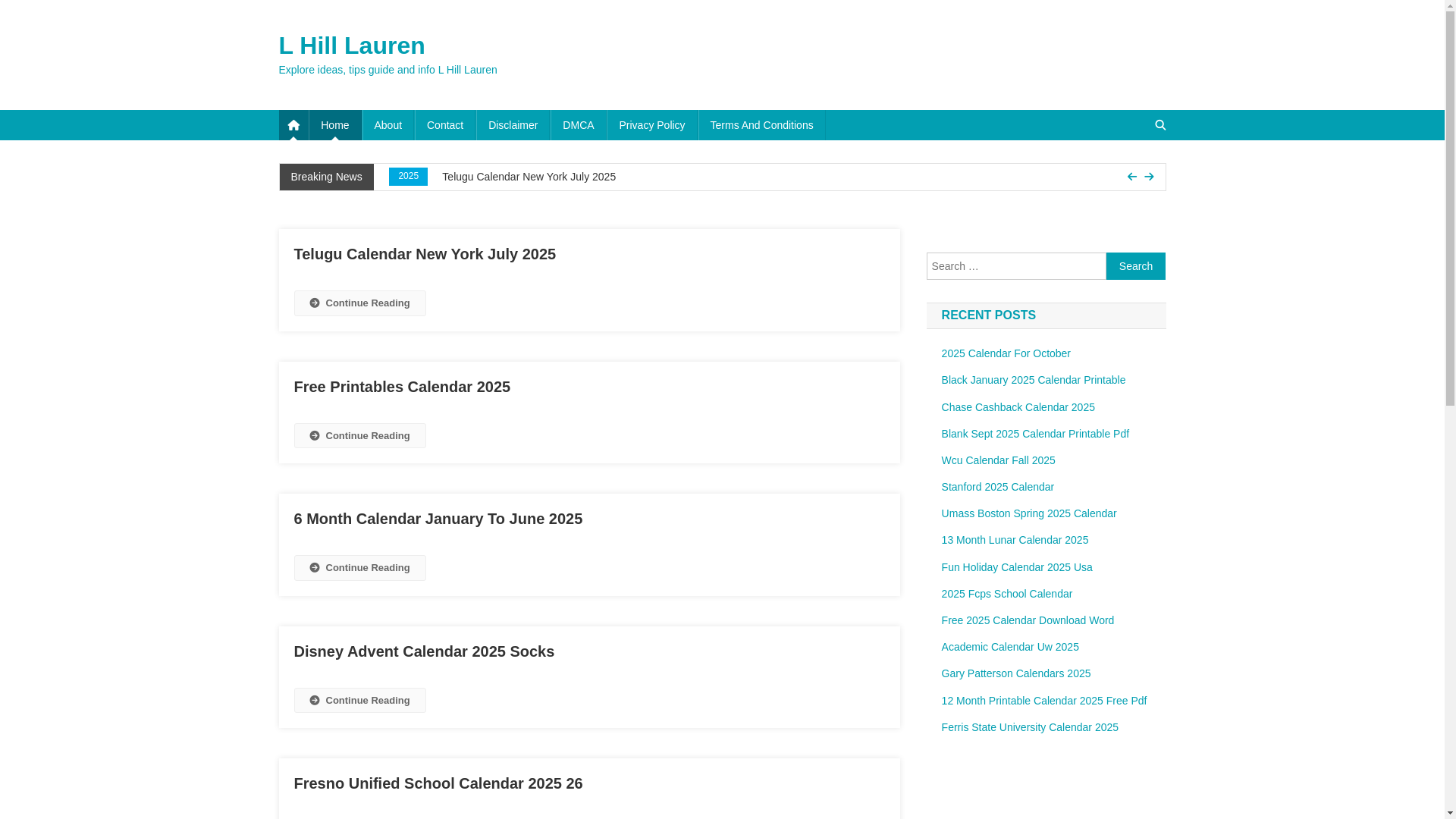 website screenshot of https://lhilllauren.pages.dev/