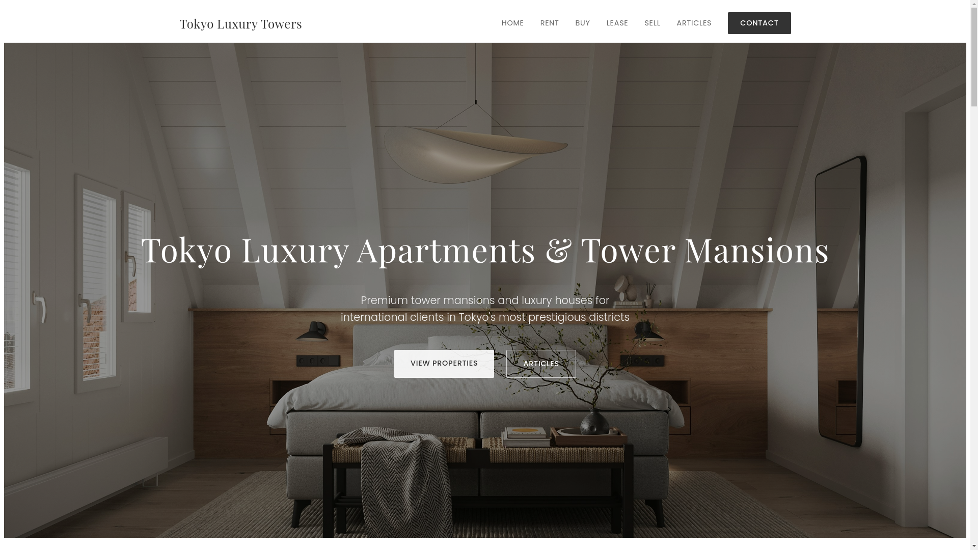 website screenshot of https://tokyoluxurytowers.com/