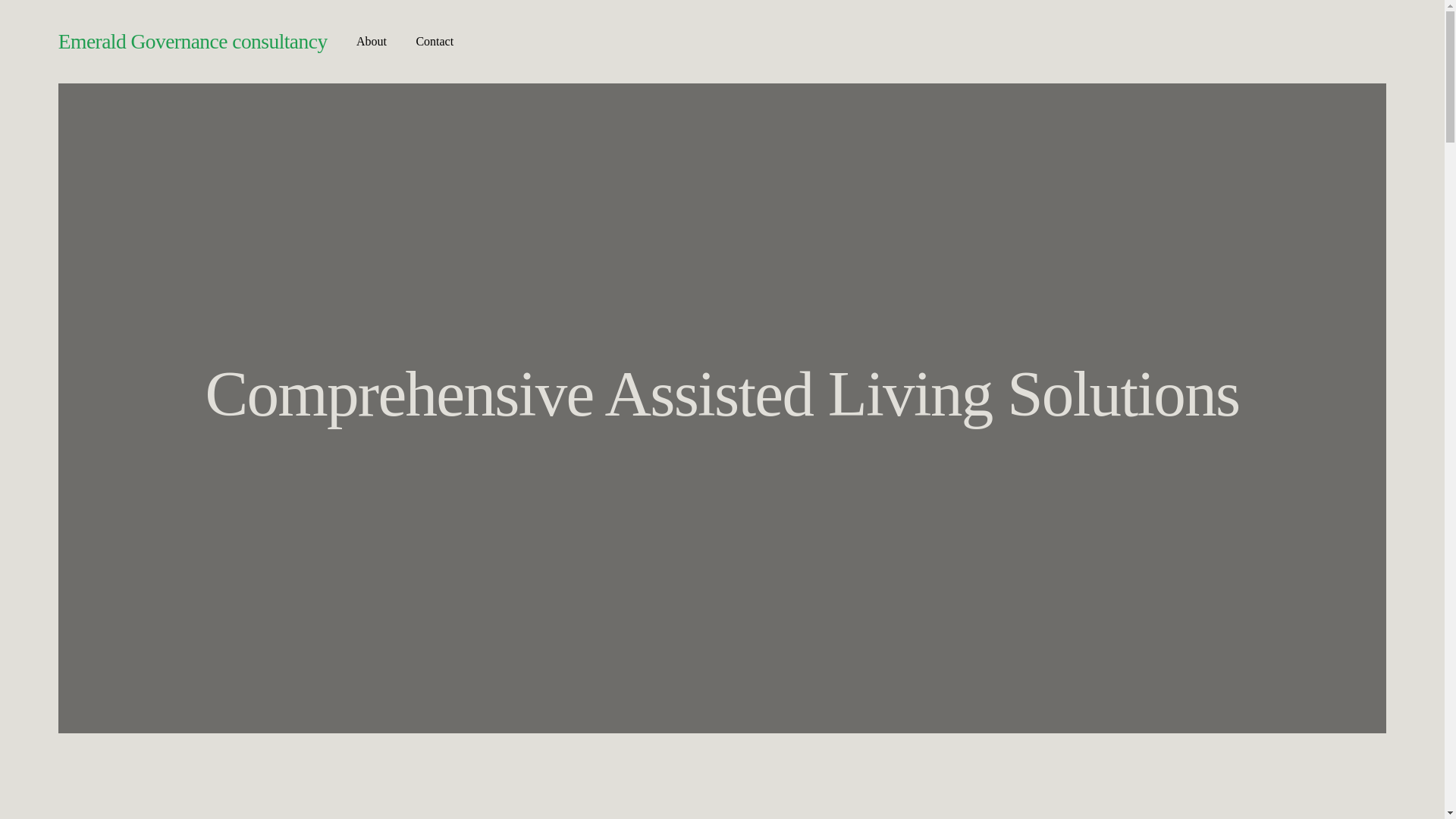 website screenshot of https://emeraldgovernanceconsultancy.com/