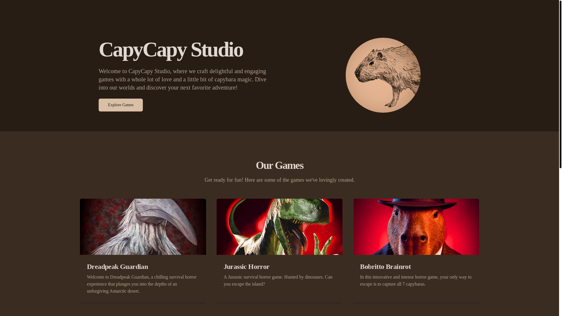 website screenshot of https://new-capycapy-sitee.pages.dev/
