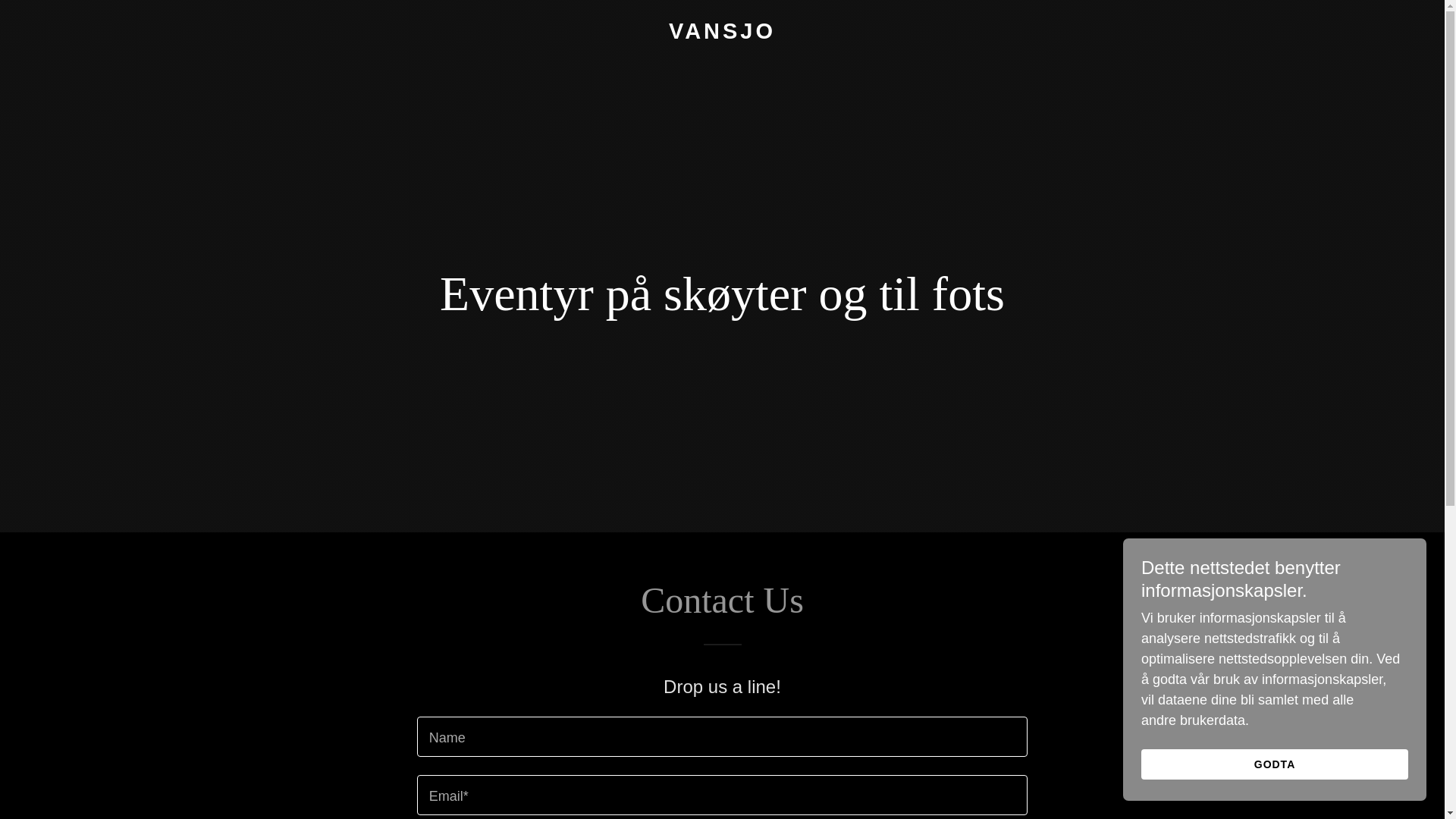 website screenshot of https://vansjo.top/