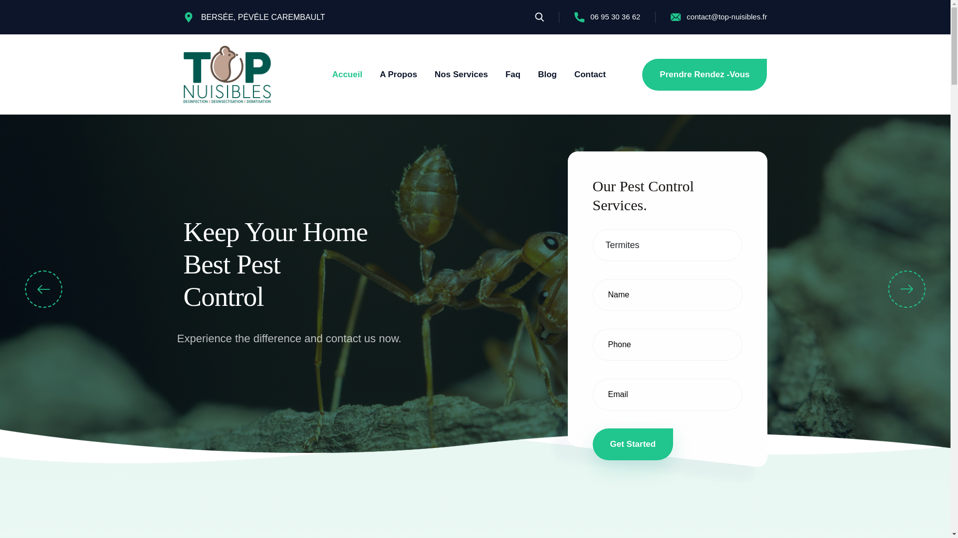 website screenshot of https://dev-instants.fr/